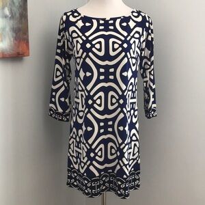 Laundry Blue Printed Shift Dress